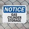 Signmission Gas Cylinder Storage OSHA Notice Sign, Plastic, 10in W x 7in L, 2PK OS-2PACK-NS-P-710-L-12993 - alternate 5